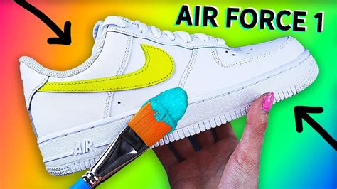 customized air forces spray paint.